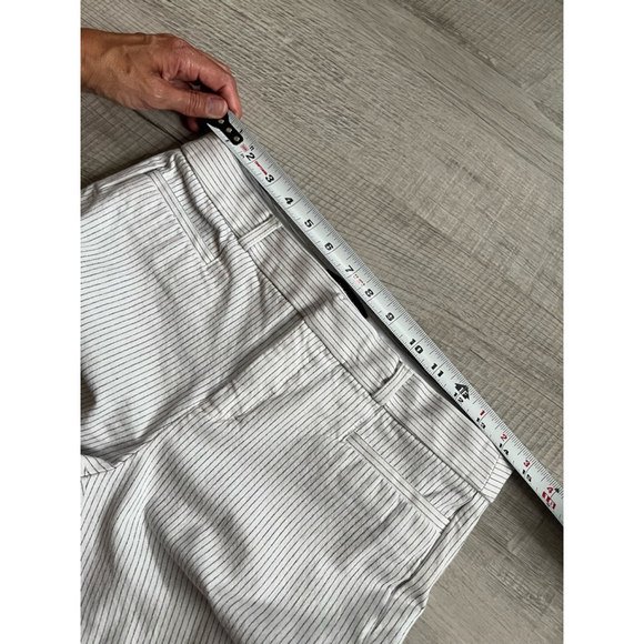 Banana Republic Factory Sloan striped cropped pants size 6 - Picture 4 of 10
